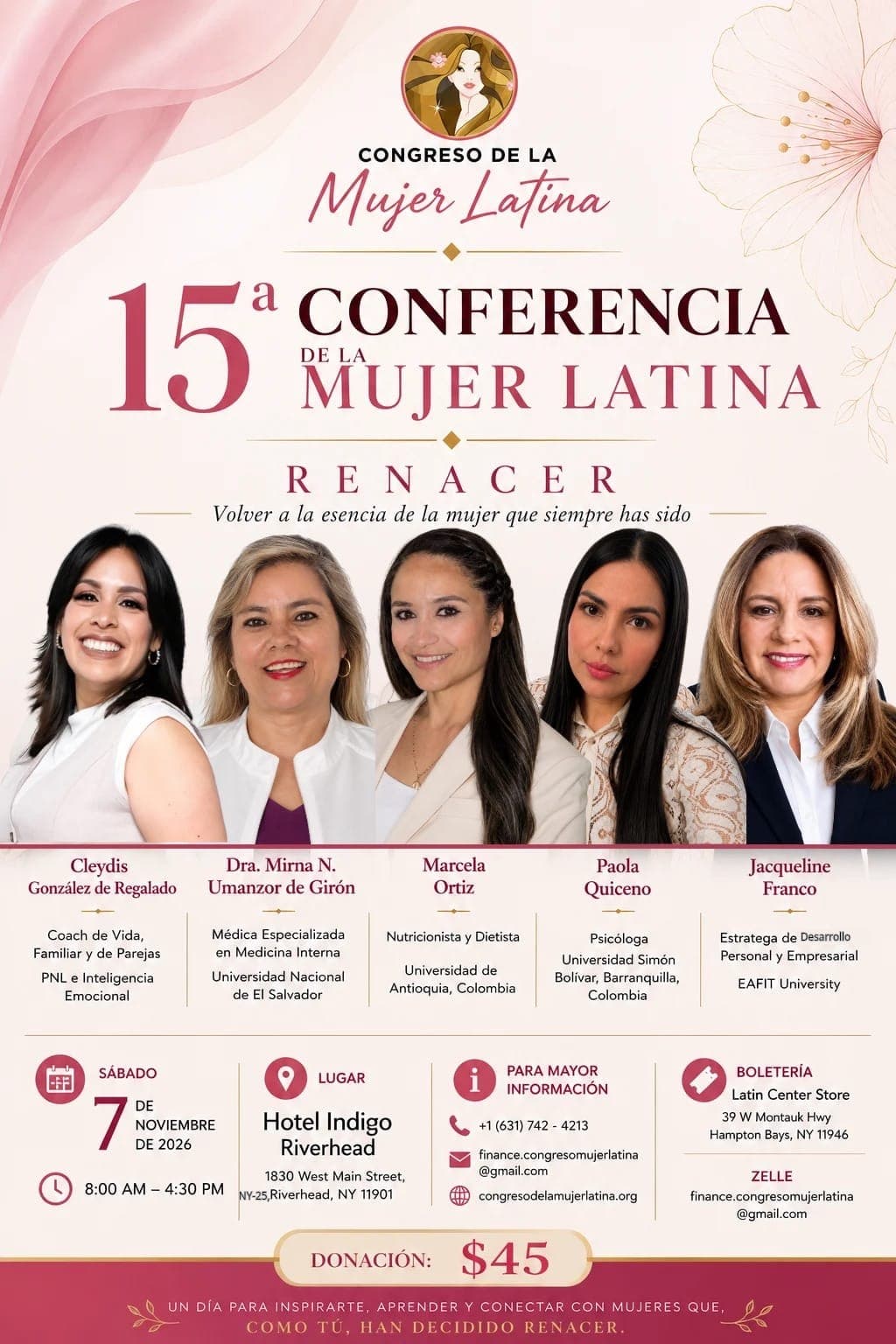15ª Conferencia de la Mujer Latina Renacer